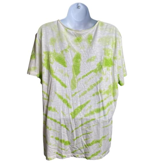 Chico's Women's Green Yellow Embroidered Top Size 3 XL Lightweight Boho Flowy - Picture 2 of 11